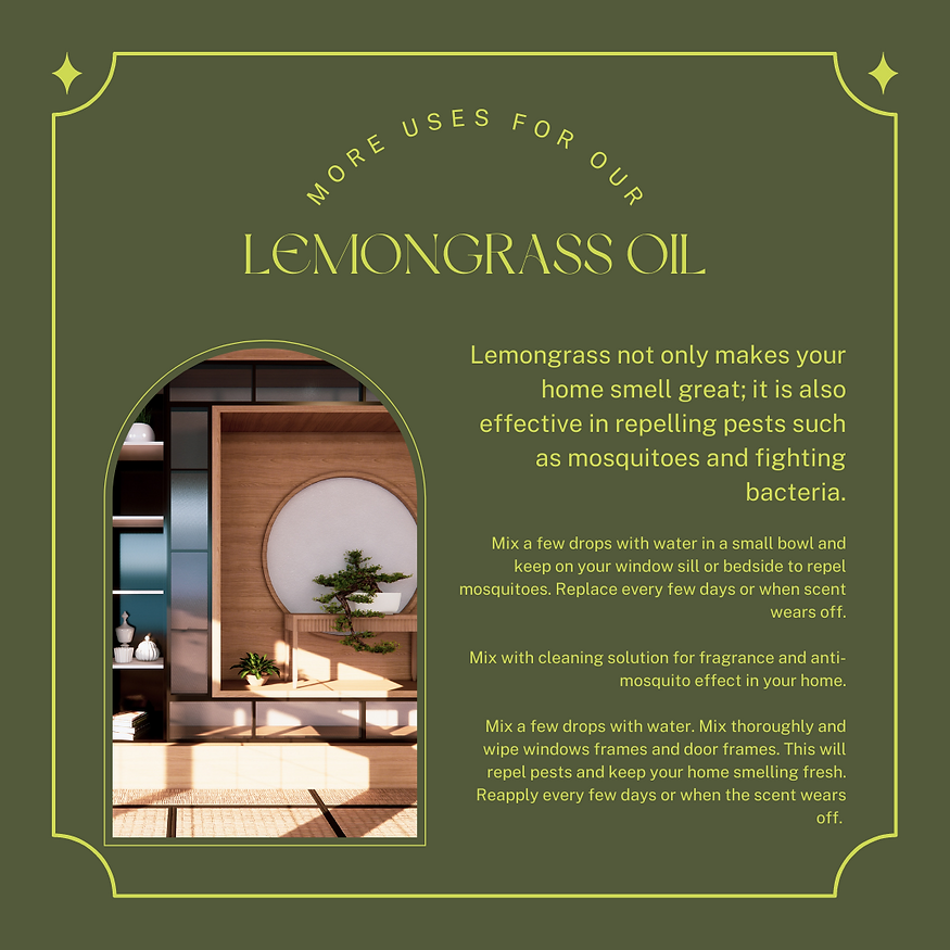 All-Natural Lemongrass Essential Oil